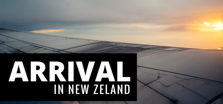 Arrival in New Zeland